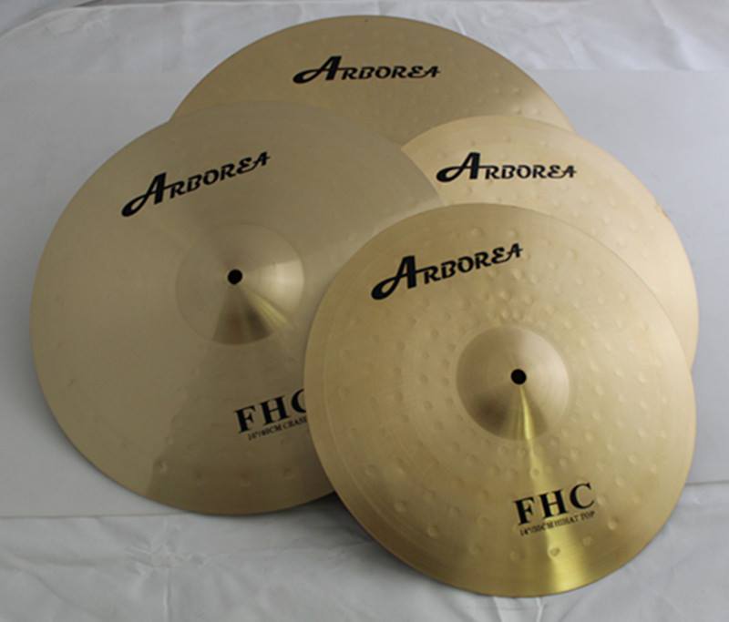 Arborea FHC Series Cymbal Set With Bag  (Hi Hats - 14/crash - 16 /ride-20)